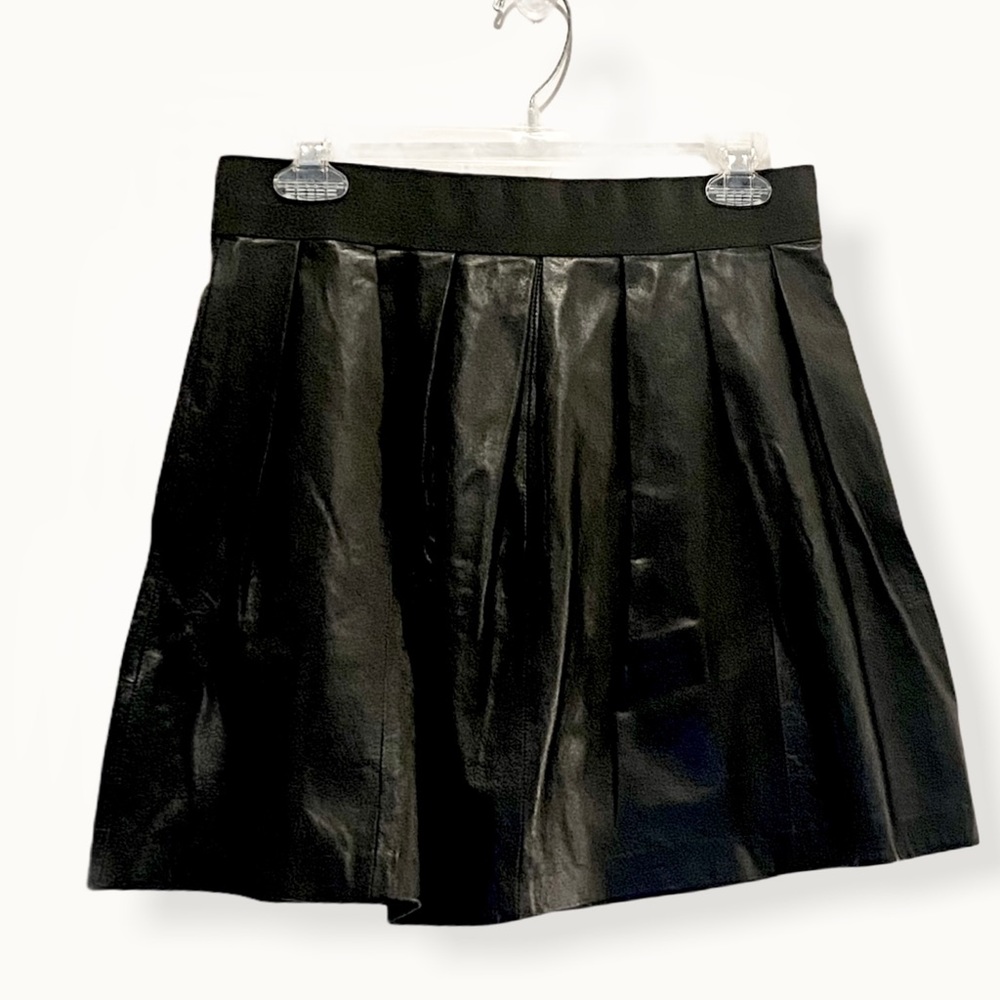 Leather A-line Skirt by Sas Sportswear Sz 6